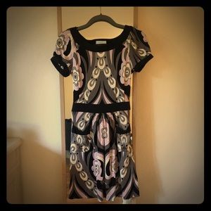 Emilio Pucci Dress. Lavender, Black, White. Size 4